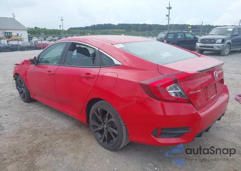 2020 Honda Civic Sport из США, поврежденный, VIN 2HGFC2F83LH561983